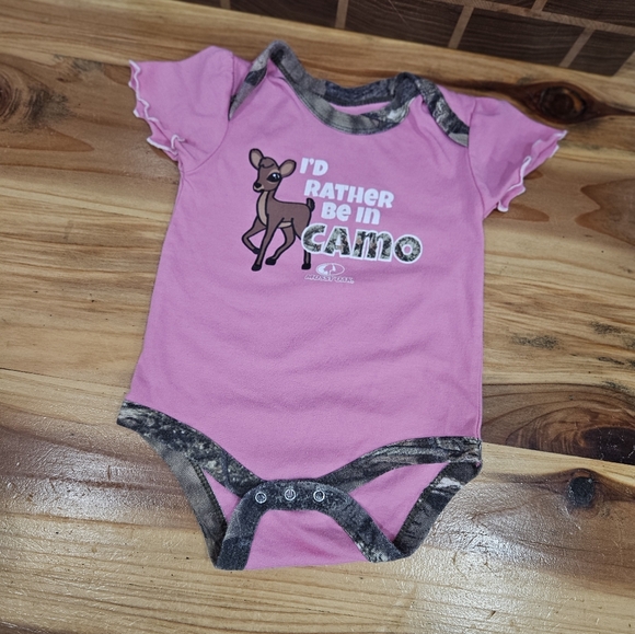 Infant Mossy Oak Camo & Converse Onesies Bundle - Picture 3 of 6
